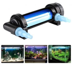 Aquarium UV Sterilizer 9W/18W/36W/55W Light Clarifier Pond Tank Reef Pump Filter 